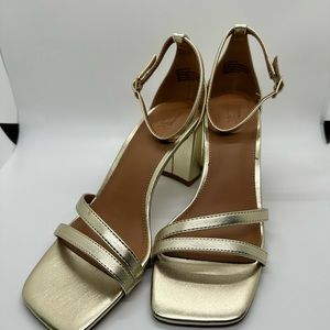 Nordstrom Rack Gold Heels